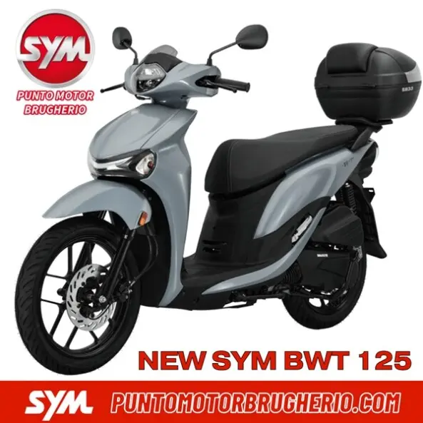 FOTO NEW SCOOTER SYM BWT 125 EURO E5 PLUS PUNTO MOTOR BRUGHERIO SYM BRUGHERIO MONZA BRIANZA PROVINCIA DI MILANO CITTA METROPOLITANA SYM 