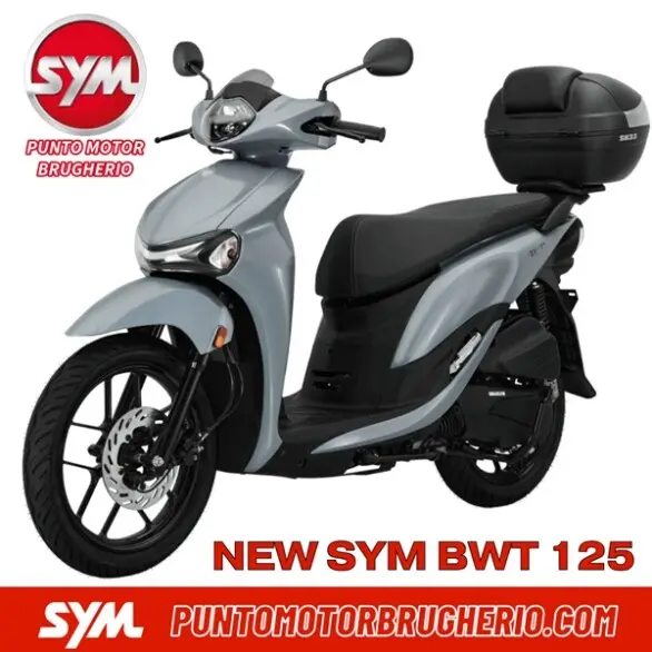 FOTO NEW SCOOTER SYM BWT 125 EURO E5 PLUS PUNTO MOTOR BRUGHERIO SYM BRUGHERIO MONZA BRIANZA PROVINCIA DI MILANO CITTA METROPOLITANA SYM 