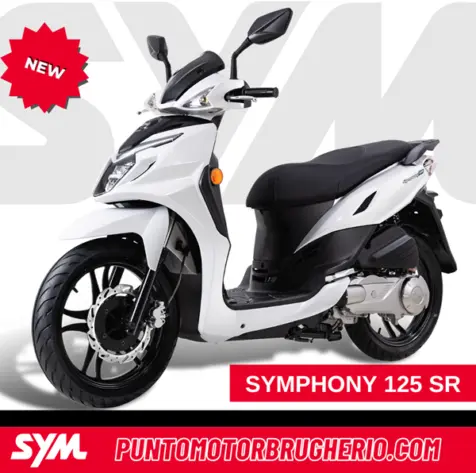 NEW SYM SYMPHONY SR 125 EURO E5 PLUS PUNTO MOTOR BRUGHERIO SYM BRUGHERIO MONZA BRIANZA PROVINCIA DI MILANO CITTA METROPOLITANA SYM 